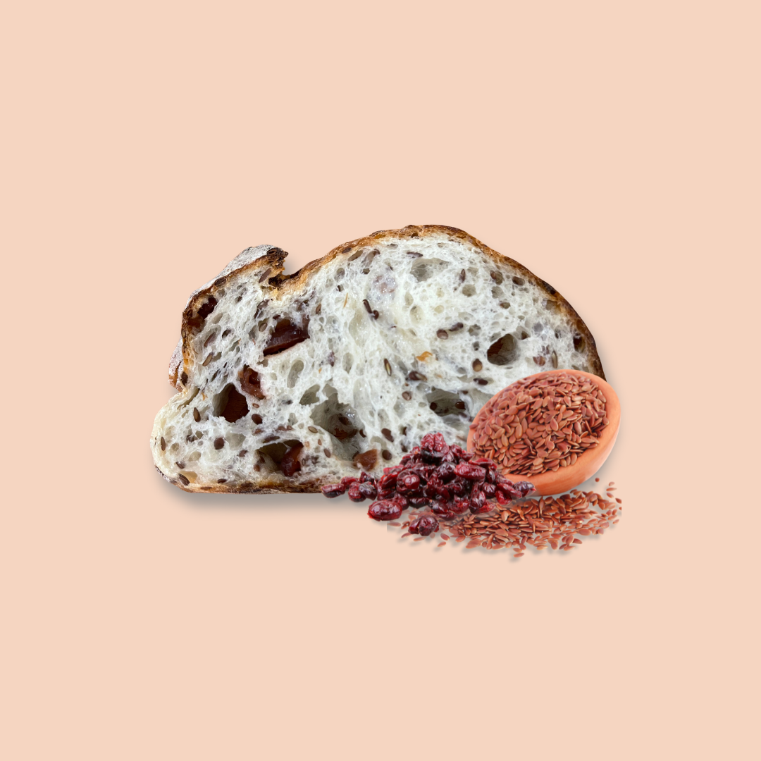 Cranberry Flaxseed Sourdough