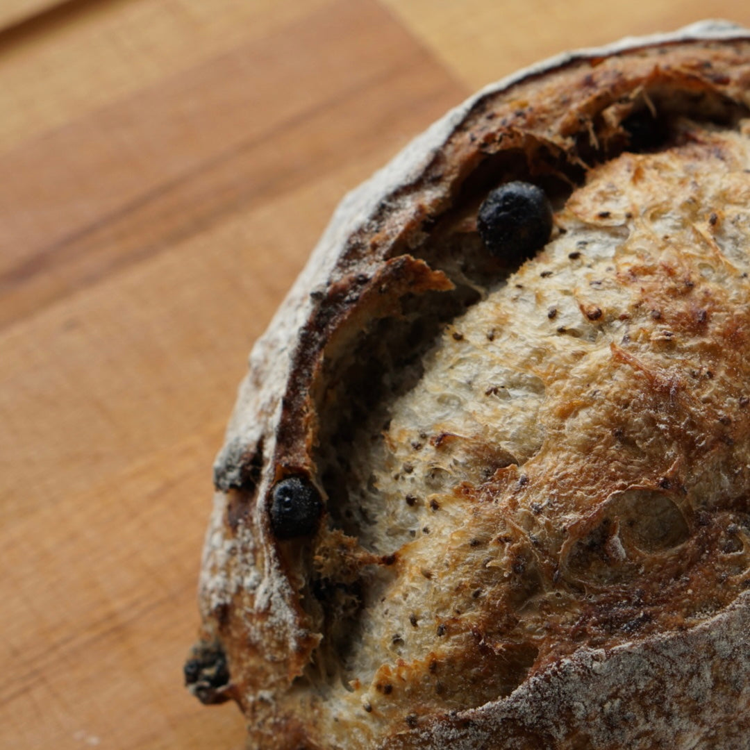 Blueberry Chia Seed Sourdough