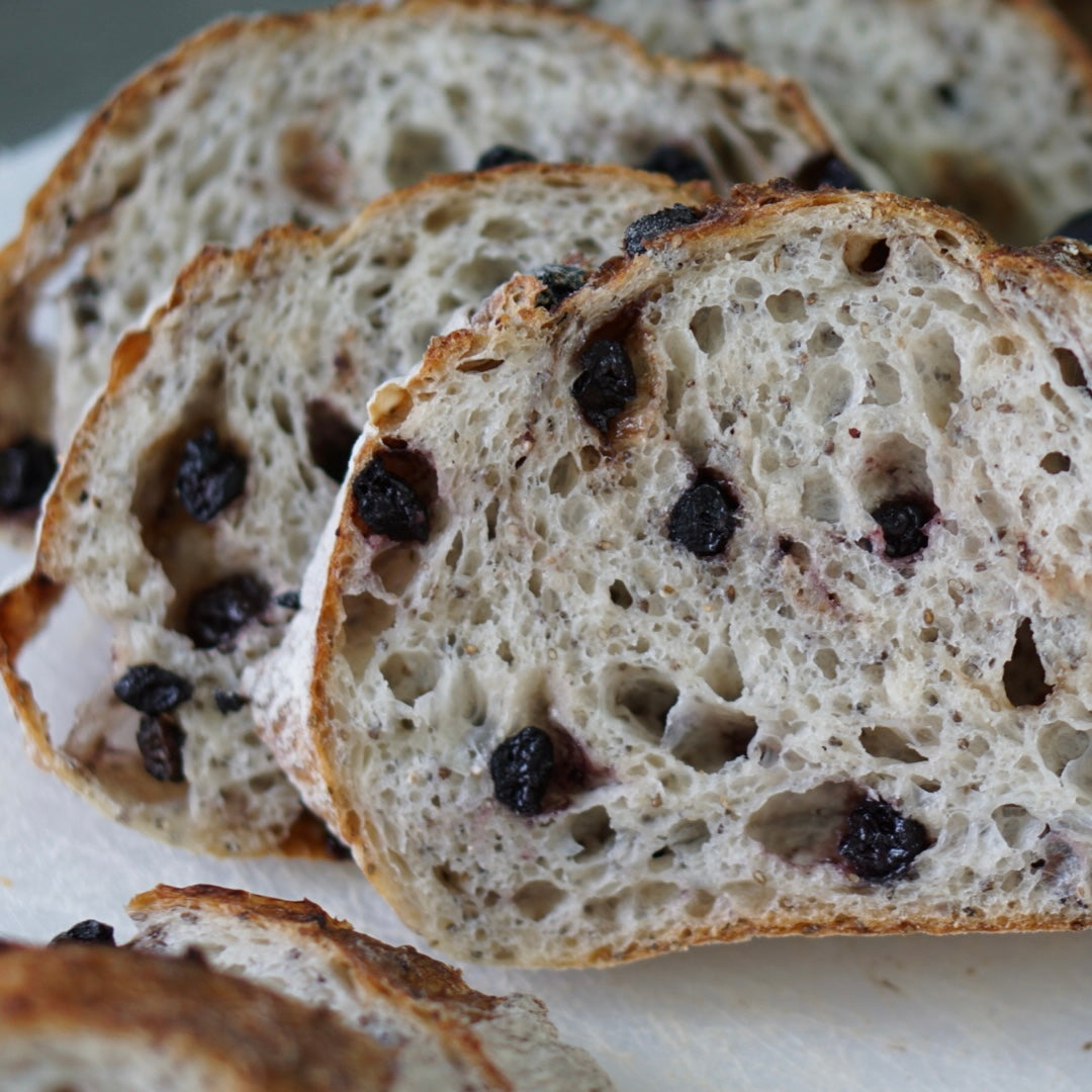 Blueberry Chia Seed Sourdough