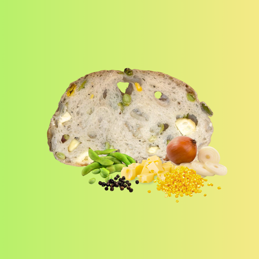 Edamame Sweetcorn Cheese Sourdough