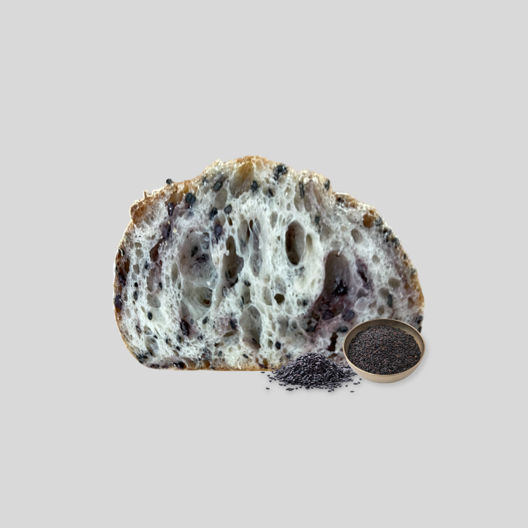 Black Rice Black Sesame Sourdough
