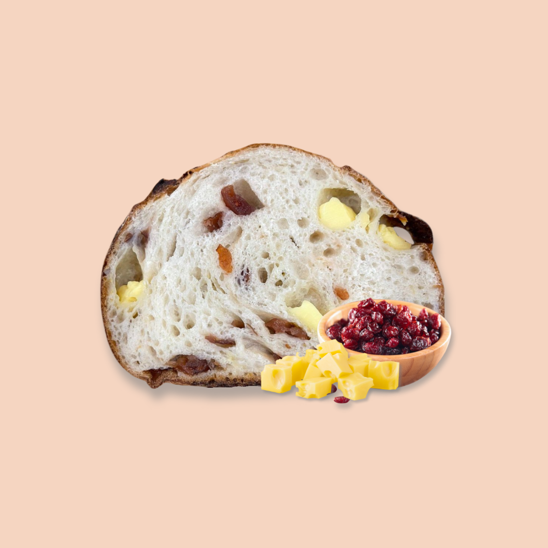 Cranberry Cheese Sourdough