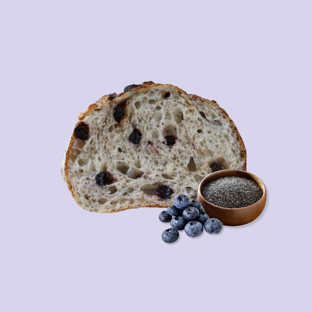 Blueberry Chia Seed Sourdough